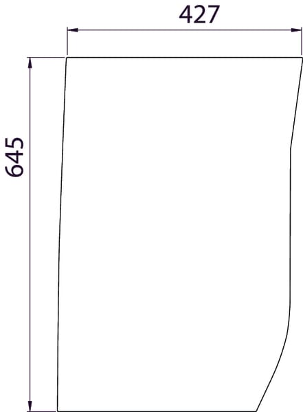 Pare-brise inférieur Côté gauche — réf. 87304261N