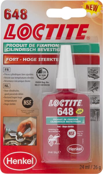 Colle pour roulement forte 648 - 24ml · réf. LC1804413