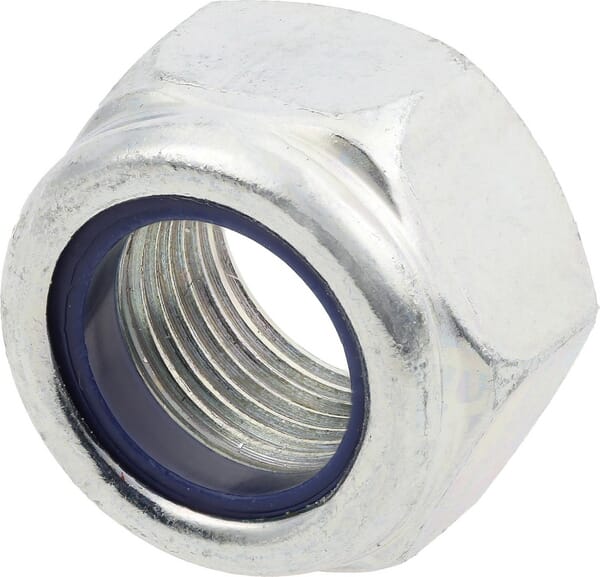 Écrou de blocage hexagonal DIN985 M18x1,50 acier zingué |8| Kramp — réf. 9851815