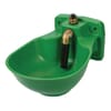 Heatable plastic drinking bowl with pipe valve, HP20, 24 V