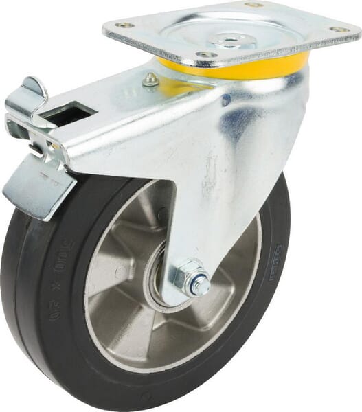 Roue pivotante avec frein — réf. 4687IEP200P63
