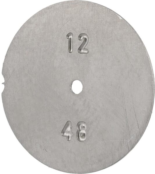 Plaque de dosage 1,2 mm vue 2