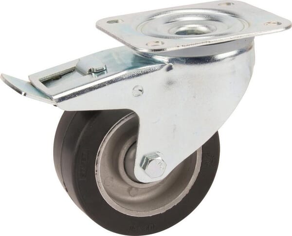 Roue pivotante avec frein — réf. 4687IEP250P63