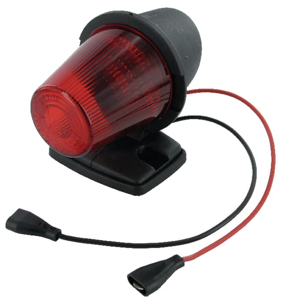 Clignotant rond rouge EA40mm — réf. LA8801