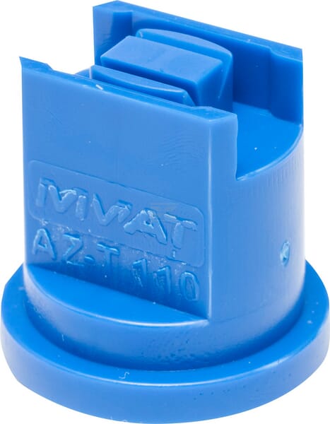 Buse anti-dérive à deux jets AZT 110° 03, plastique bleu MMAT vue 2
