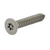 DIN 7982CTP self-tapping screws with countersunk head and anti-theft Torx pin, A2 stainless steel — AISI 304