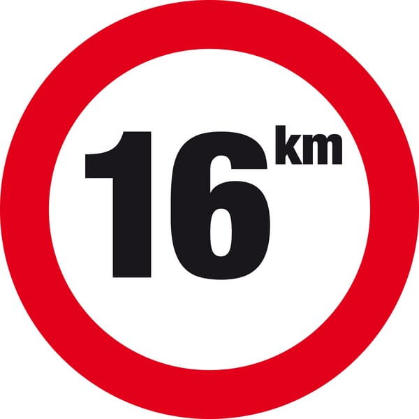 Panneau 16 km métal · réf. WB1600L