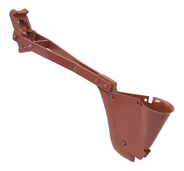 Support de fer pour soc semeur, court 350 mm — réf. 61003043080050
