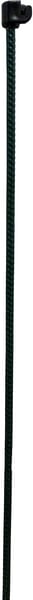 Poteau acier Tentor Ø 10x1100mm vert avec isolateur noir · réf. 1666110010