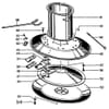 Buben/žací talíř vnitřní vhodné pro Niemeyer RO 271 FB / 301 FB / 271 FZ / 301 FZ