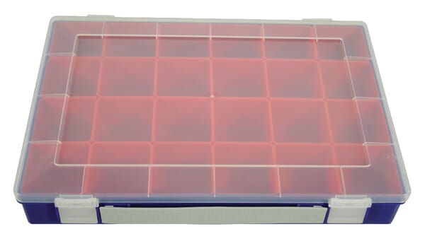 Boîte d'assortiment 24 compartiments Hünersdorff · réf. WE6009