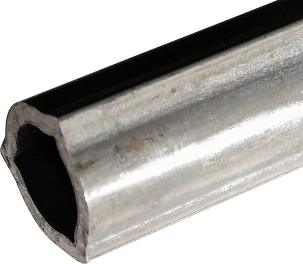 Tube profilé T20 intérieur, triangulaire diamètre 29,6 x 21 x 4,3 mm, longueur : 2 800 mm · réf. 191120100