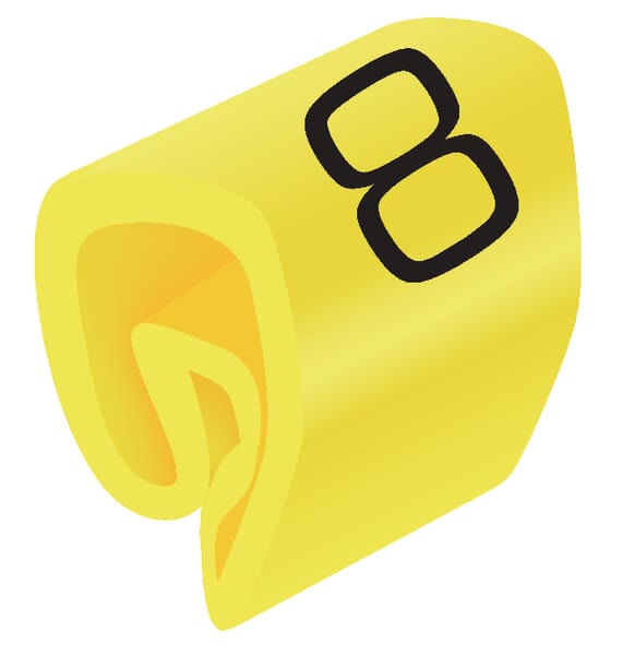 Kódování vodičů,1,5-4mm,žlut.8