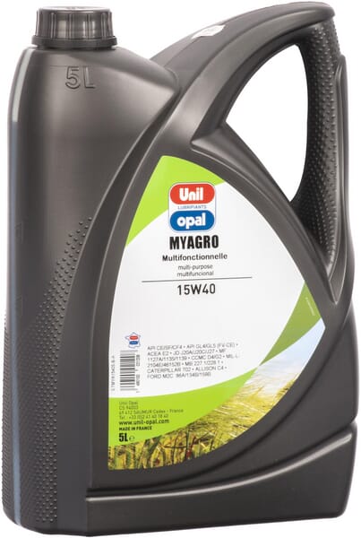 Huile Myagro 15W-40 STOU - 5l · réf. SP002120UO