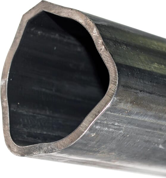 Tube profilé extérieur T80/T90, triangulaire, diamètre 63 x 55 x 4 mm, longueur : 2 800 mm · réf. 191198850
