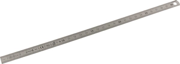 Régl flex inox 2 faces 300mm · réf. DELA1051300