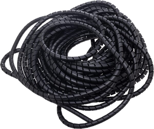 Spirale plastique noire 13-18 25m — réf. KBV13BP025KR