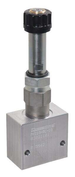 2cestné průtokové regulační ventily prop. typ PFC-RC NC