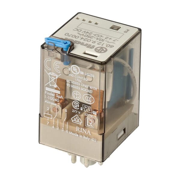 Relais 2W 10A 24V/CC vue 2