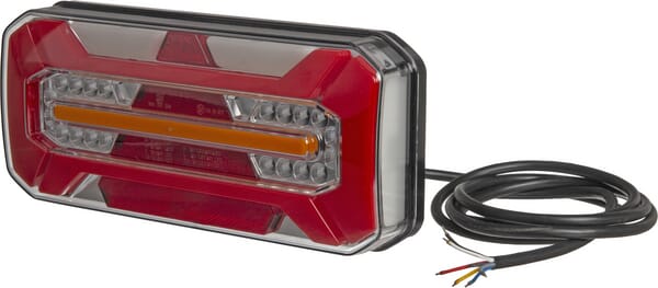 Feu arrière multifonction rectangulaire droit LED 12-24V KRAMP — réf. LA40074