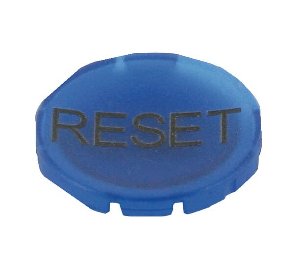Verr.p.bout.pous.lm.bleu RESET · réf. M22XDLBGB14