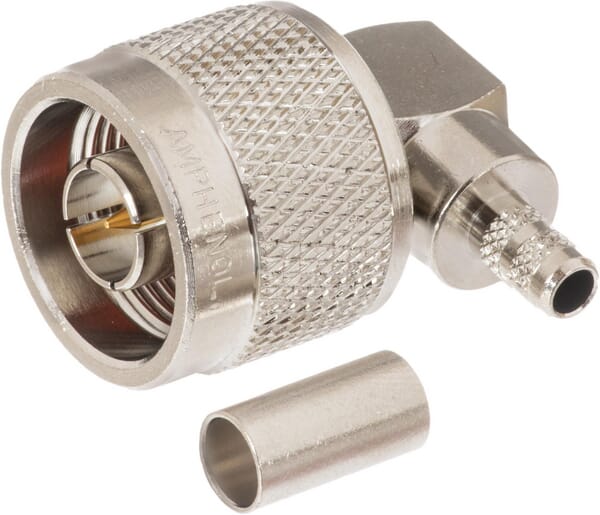 Prise N coaxiale 90° RG58 · réf. CON90