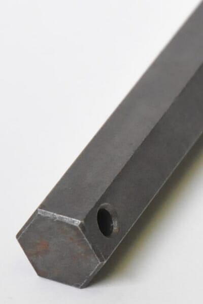 Axe hexagonal L=1131 durci Lely vue 2