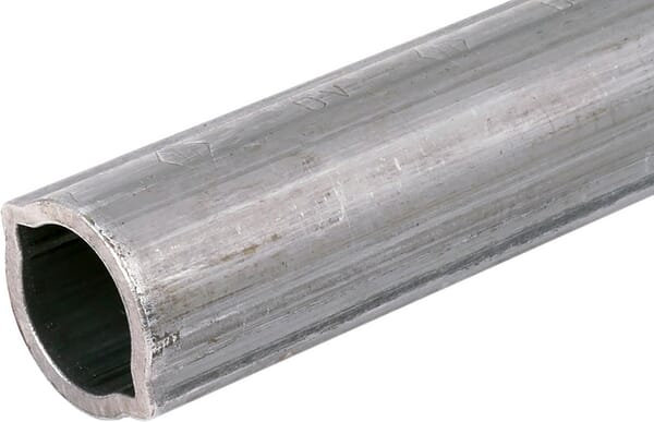 Tube profilé intérieur 0v, couleur citron, diamètre 40x34,5x4 mm, longueur : 800 mm · réf. 751116800