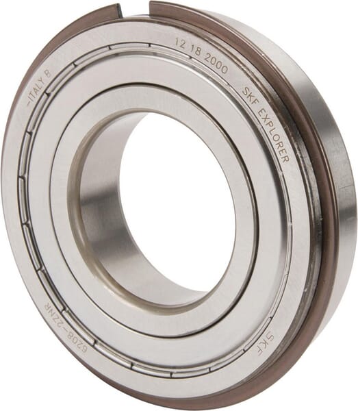 Roulement à billes à gorge profonde 40x80x18mm SKF — réf. 6208ZZNRSKF