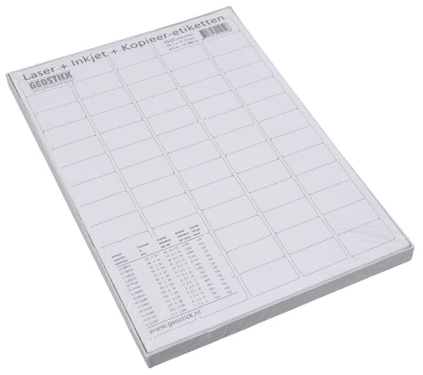 Etikety 38,1x21,2 mm A4