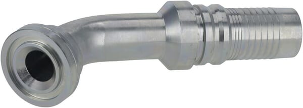 Raccord à sertir 4SH-DN32 avec flasque ø47,6 mm 45° · réf. SFSH321645G2
