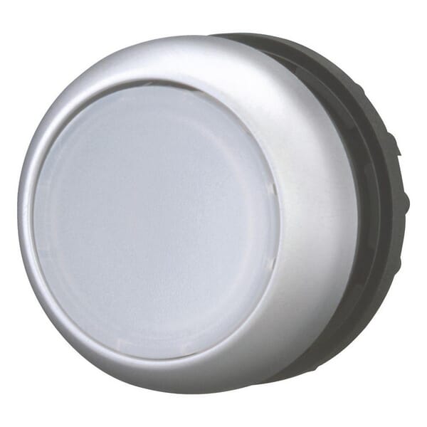 Bouton-pous. lumineux blanc vue 2