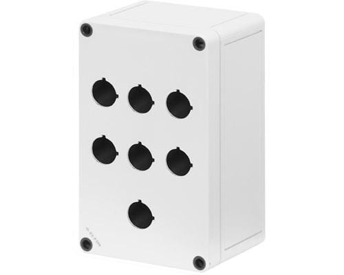 Boîtier touch. 7 hl 22 mm H=90 mm · réf. 080CS11189P7C