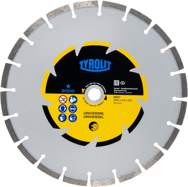Disque de coupe DCUB1 300x20 mm — réf. 34501448