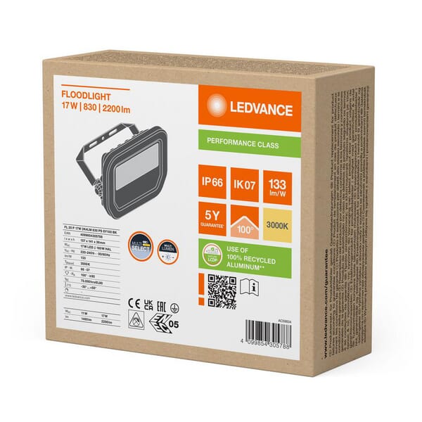 Projecteur 17W 3000K — réf. LVFL20830B65G4