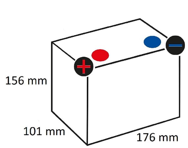 Käynnistysakku Varta 12V 19Ah 240A - Auton Akut ja Ajoneuvoakut - 519012024I314PS - 4