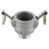 Quick coupling female coupler with male threat Stainless steel