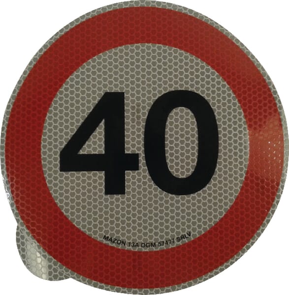 Autocollant 40 km Italie — réf. WB7940IT