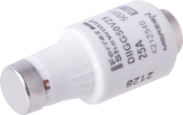Fusible 500V 25A longueur 50mm · réf. 25ATDTII