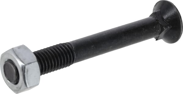 Boulon de charrue carré M10x80 + ecrou + ecrou vue 3