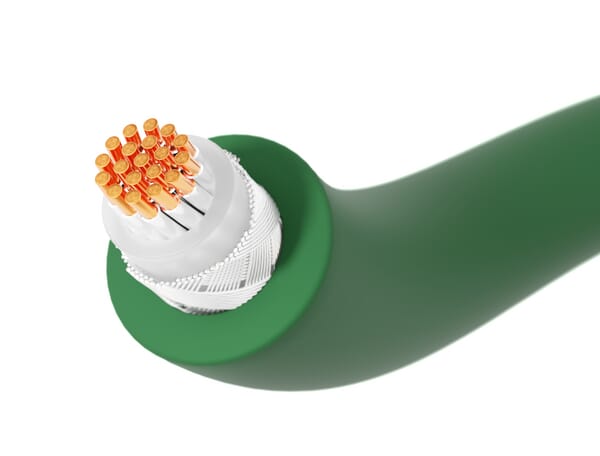 Câble de signal Ø3,8 mm x 200 m, protection en maille métallique, âme en cuivre · réf. FGP2260
