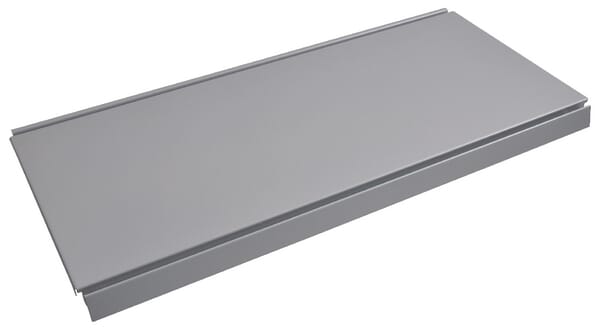 Policové dno 47x66,5 cm, šedý hliník