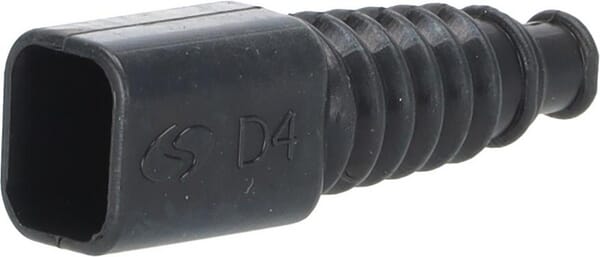 Guide-câble EPDM rétractable pour prise F.P.M. Deutsch  4 fiches · réf. EL40629701