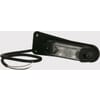 Marker light LED, 0.8/1.7W, rectangular, 12-24V, red/white, 139x35x35mm, 4 LED's, Kramp