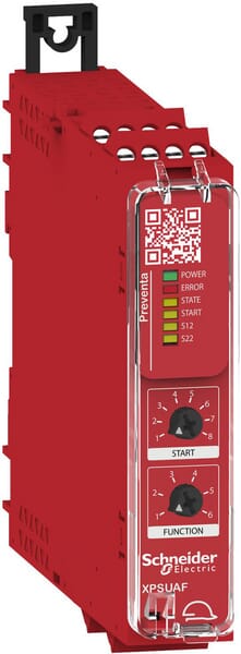 Relais d'arrêt d'urgence 24 VCA/CC · réf. XPSUAF13AP