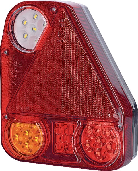 Feu arrière LED rectangle droit câblé — réf. LA45002