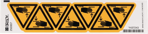 Příkazové a zákazové značky, Ruka