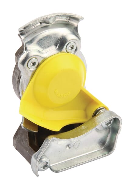 Tête d'attelage automatique M16x1.5 jaune — réf. 9522002220
