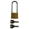 +Brass padlock with high clamp 75HB