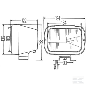 Scheinwerfer Zeichnen